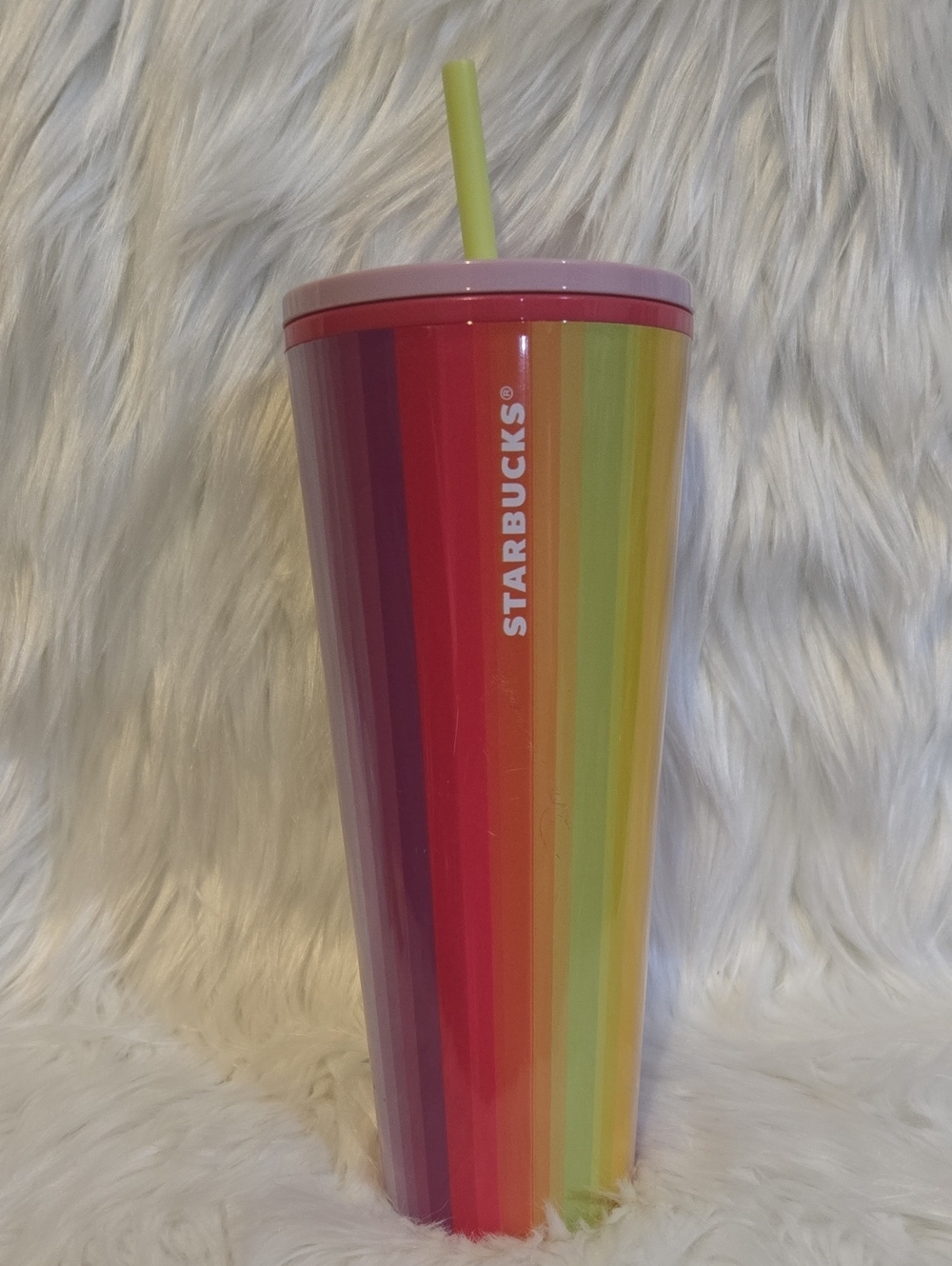 Starbucks Rainbow 2025 Tumbler Venti 24 OZ Cup Pride Month
